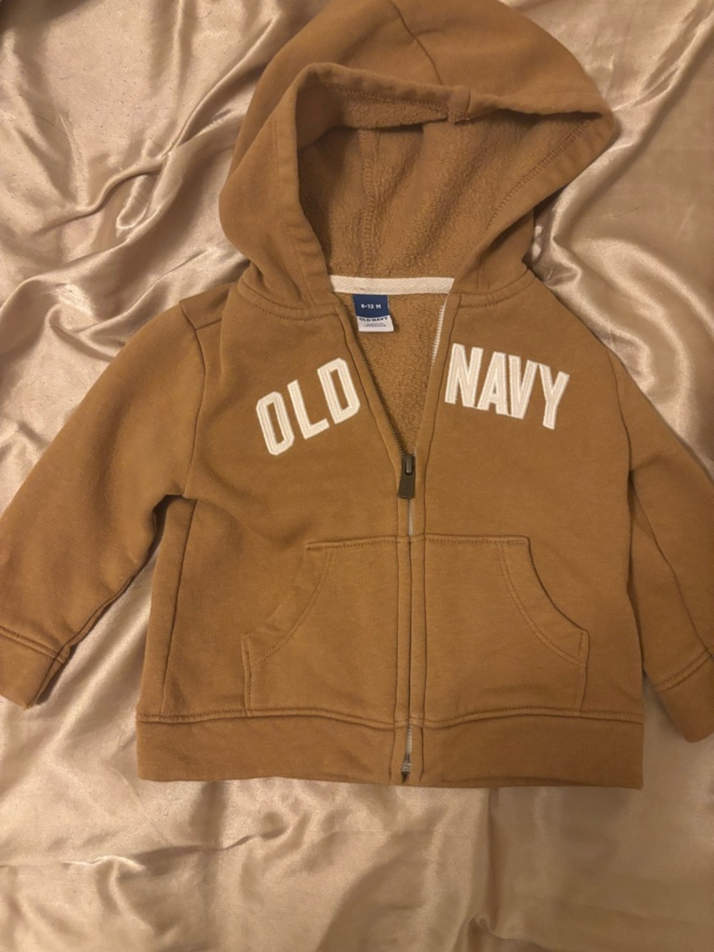 Old Navy Hooded Zip Sweatshirt - Tan